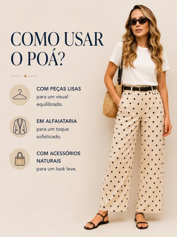 O mesmo post recriado com a influencer da marca: mesma pose, roupa e layout